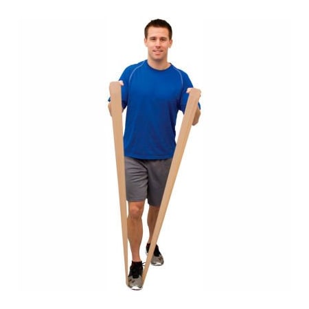 Fabrication Enterprises Val-u-Band Latex Free Exercise Band, Pear - Level 0, 50 Yard Roll/Box 1541599